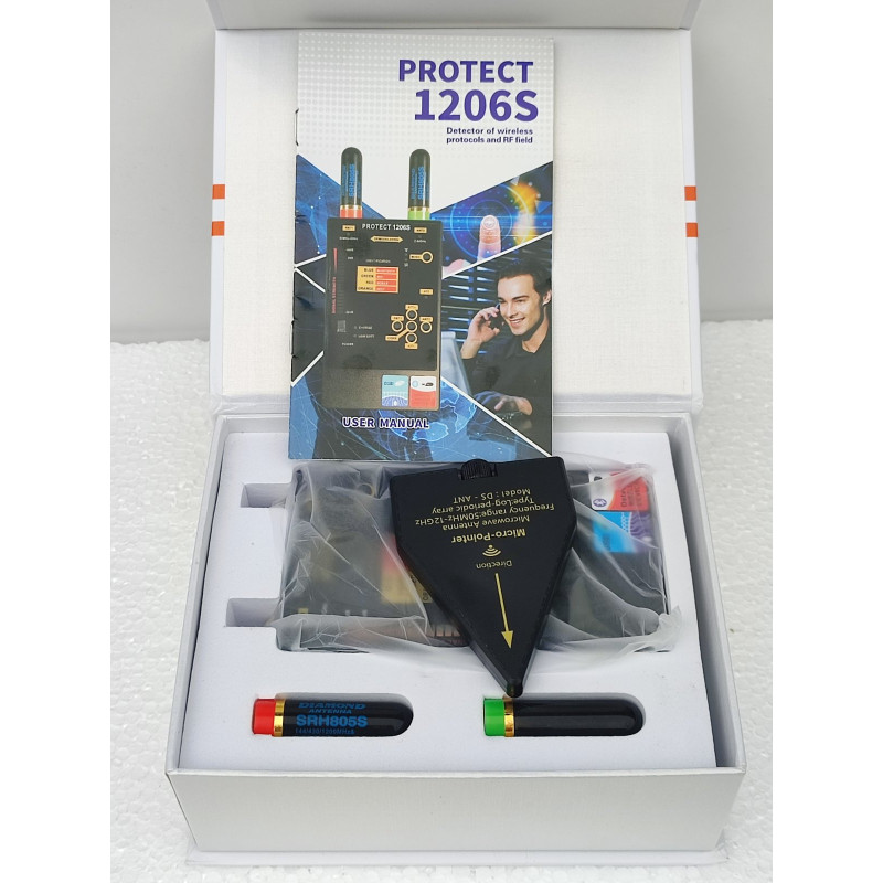 Детектор PROTECT 1206S. Виявлення жучків, камер, антимоніторинг 50 - 12000 МГц