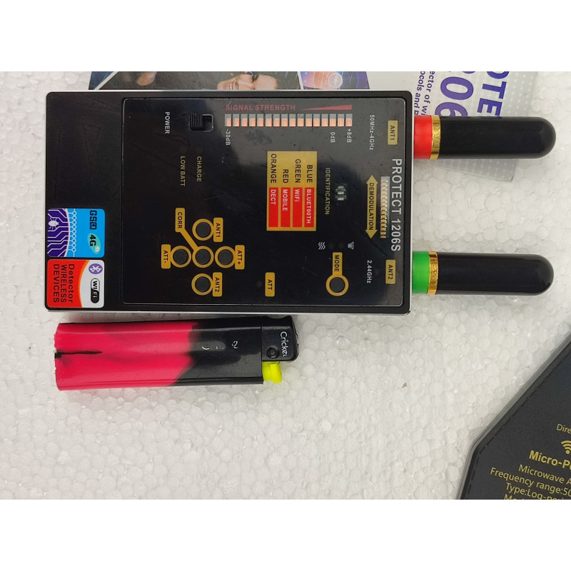 Детектор PROTECT 1206S. Виявлення жучків, камер, антимоніторинг 50 - 12000 МГц