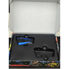 Lexin B4FM-X Bluetooth-гарнитура для мотоциклетного шлема, BT 5.0, беспроводная связь, переговорное устройство, обмен музыкой, 10 гонщиков