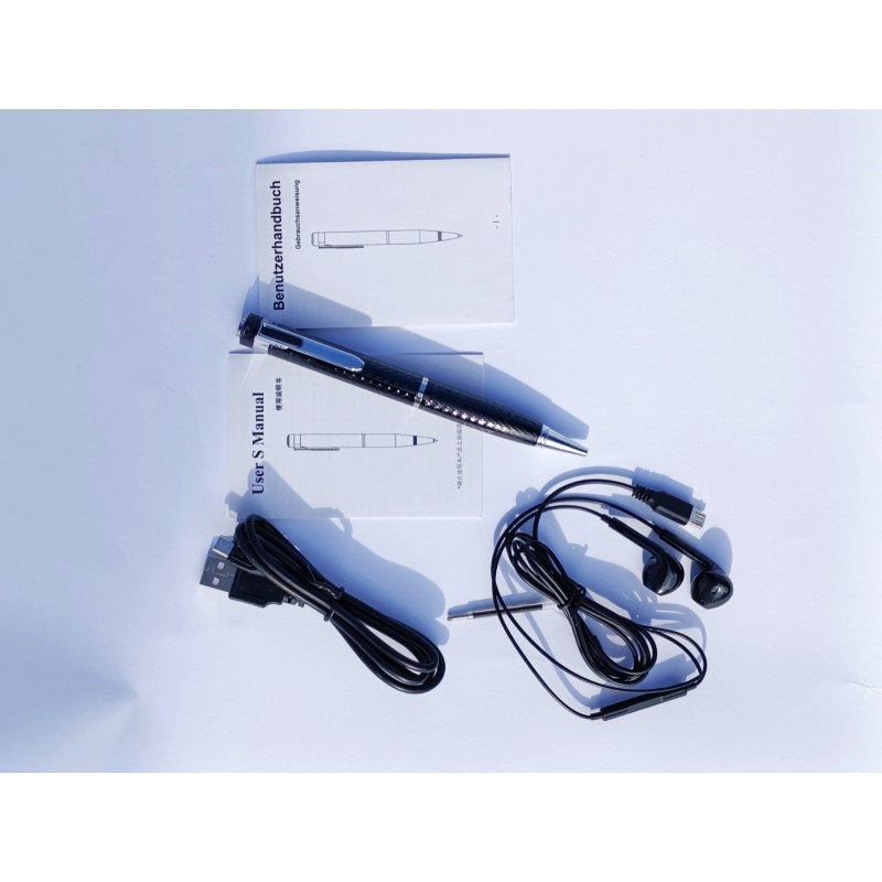 Диктофон у вигляді ручки/чорна/64GB