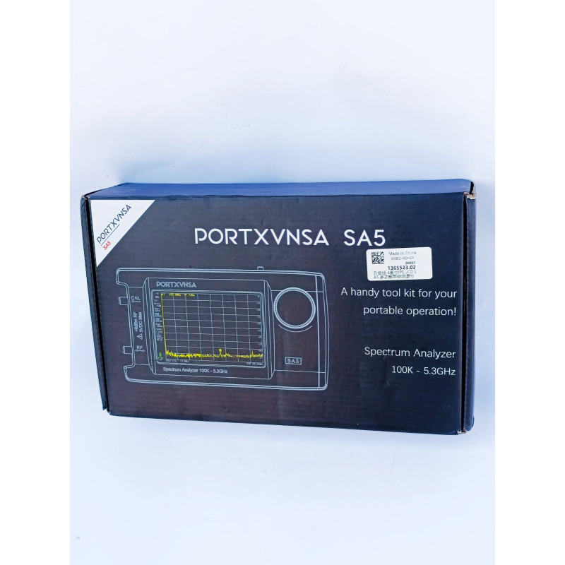 PORTXVNSA SA5/2в1 аналізатор спектра і генератор сигналів / 100 кГц до 5,3 ГГц / 5000mAh батарея