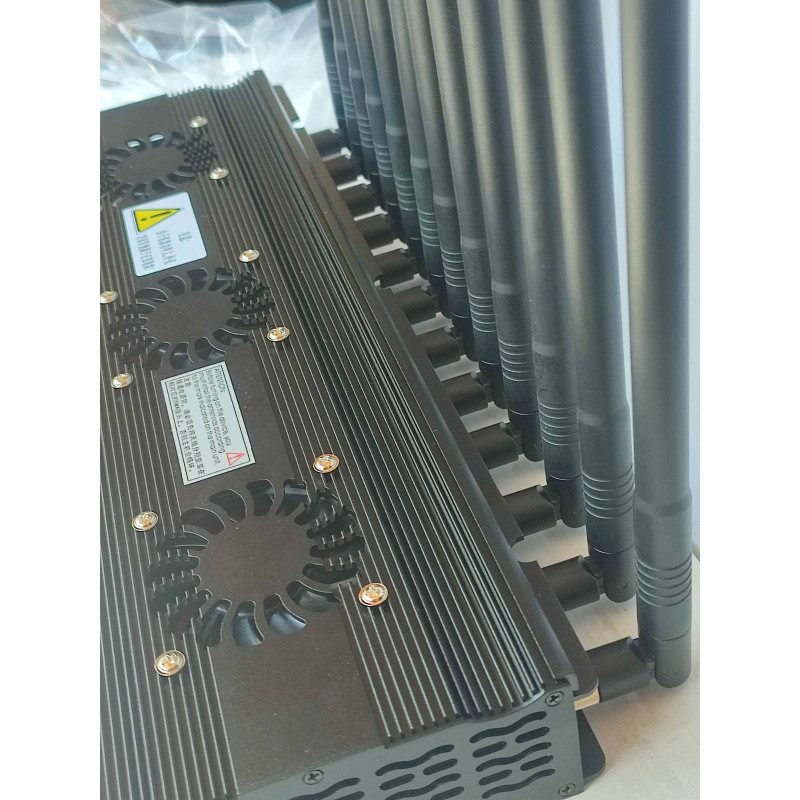 Стаціонарна глушилка мобільного зв'язку ПІРАНЬЯ Х12 WIFI 2.4, 5.2, 5.8 (GSM, 3G, 4G, CDMA +4G LTE, WI-FI, DCS, VHF, UHF, WI-FI 5.0, LoJack, GPS)