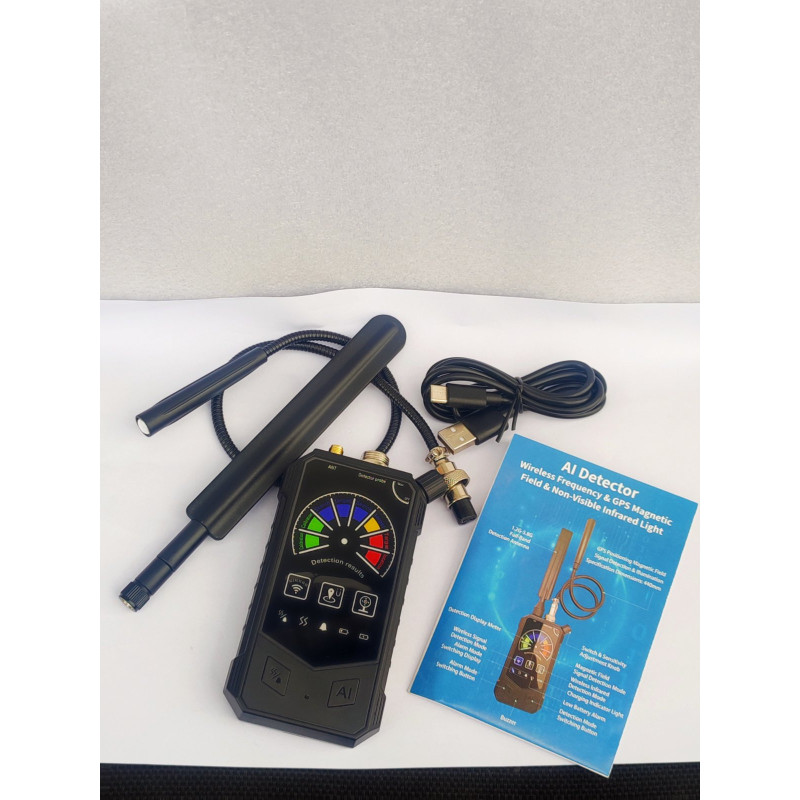Новітній детектор DC-F009/10 МГц до 8600 МГц/пошукова камера анти-відстеження GPS GSM/міні високочутливий сигнал/AI детектор пристрій