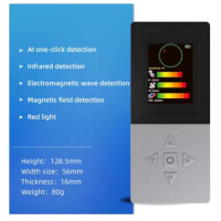 Детектор жучків, трекерів і камер DX88 зі штучним інтелектом. Портативне інфрачервоне виявлення прихованої камери без відстеження тепла, ШІ, однокнопочне виявлення камери