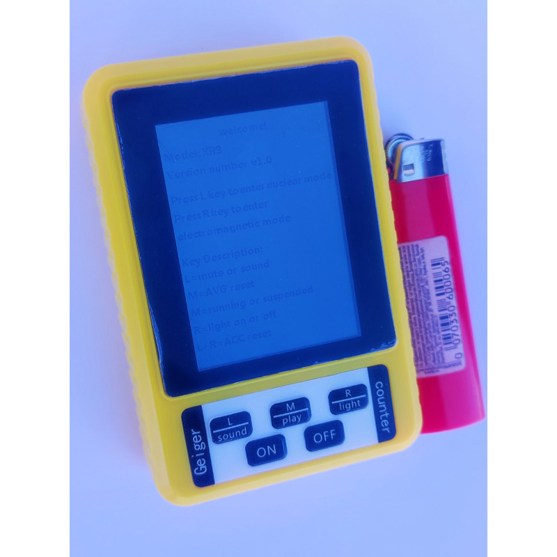 Дозиметр радіації (Лічильник Гейгера) та Детектор електромагнітного випромінювання - пристрій 2 в 1 BR-9C (XR3)