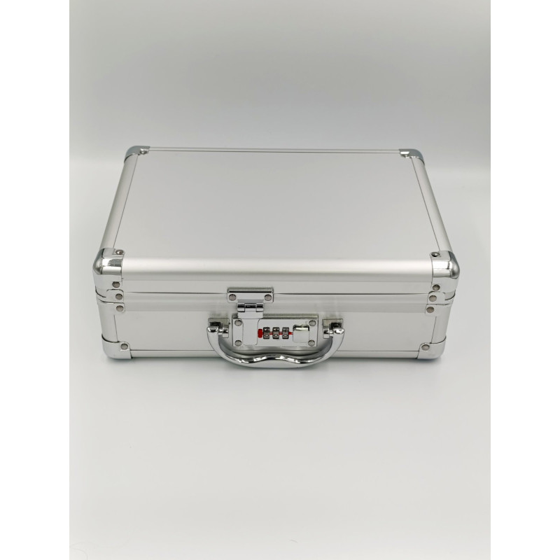 Металопластиковий кейс для обладнання з кодовим замком і поролоновим наповнювачем МС 29*20,5*10 см