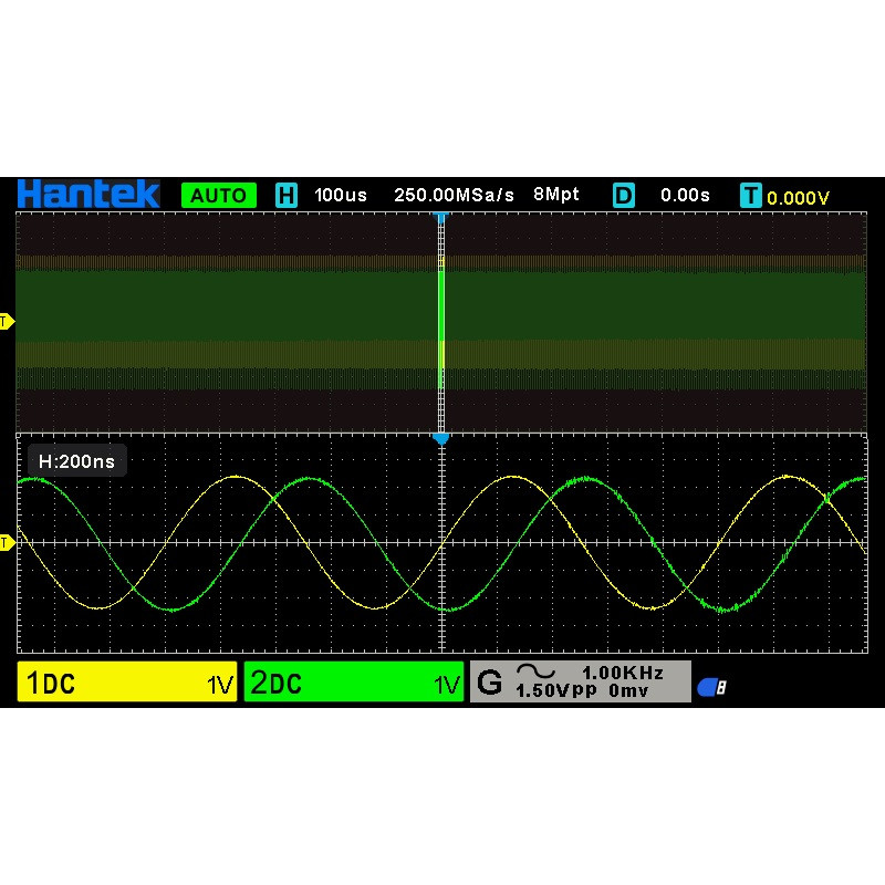 Цифровий осцилограф Hantek DSO2C10 2C15 2D10 2D15, 2 канали, 100 МГц/150 МГц, USB-осцилограф, портативний мультиметр-тестер