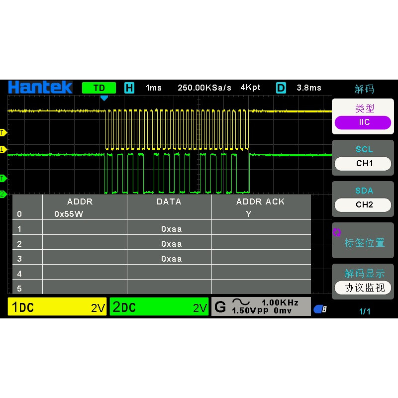 Цифровий осцилограф Hantek DSO2C10 2C15 2D10 2D15, 2 канали, 100 МГц/150 МГц, USB-осцилограф, портативний мультиметр-тестер