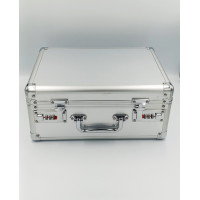 Металлопластиковый кейс для оборудования с кодовыми замками и поролоновым наполнителем СМС 32*25*14,5см