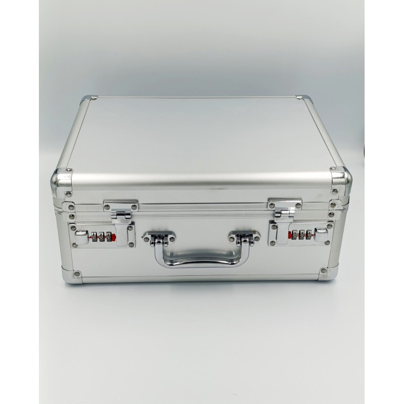 Металопластиковий кейс для обладнання з кодовими замками та поролоновим наповнювачем СМС 32*25*14,5см