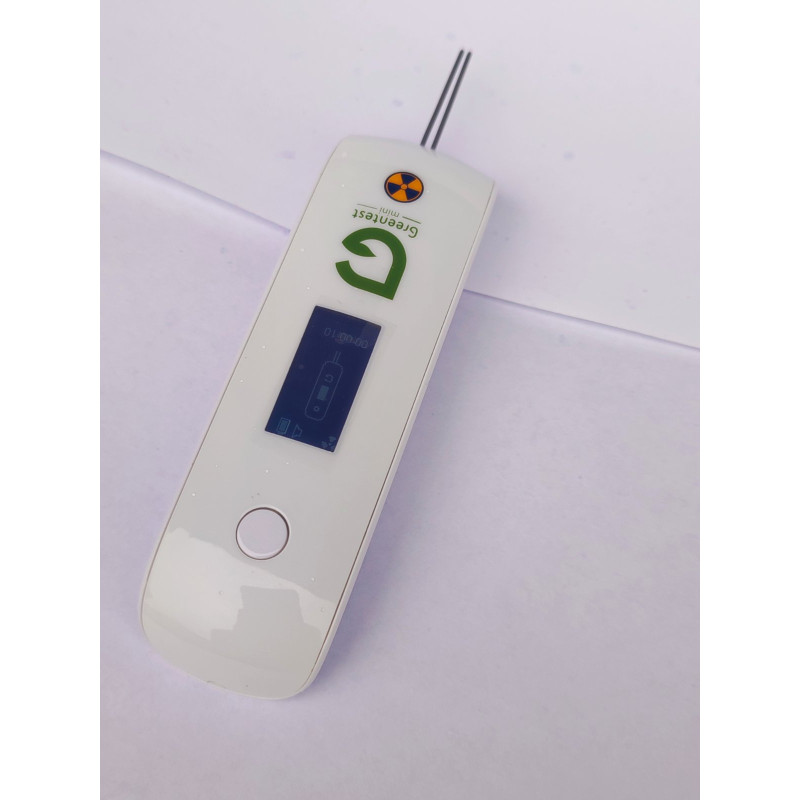 Greentest mini - прилад для експрес-аналізу концентрації нітратів у свіжих фруктах, овочах і м'ясі, TDS-метр (жорсткість води), а також фонового випромінювання в навколишньому середовищі та рівня радіоактивності окремих об'єктів.