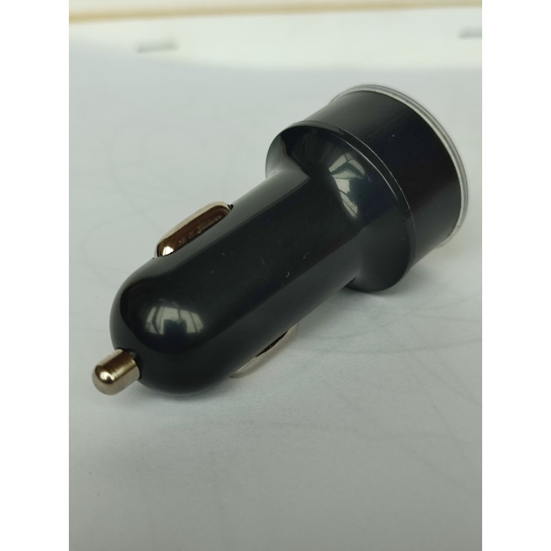 Авто-зарядка 2 USB адаптер, в машину, прикурювач. ( чорна )