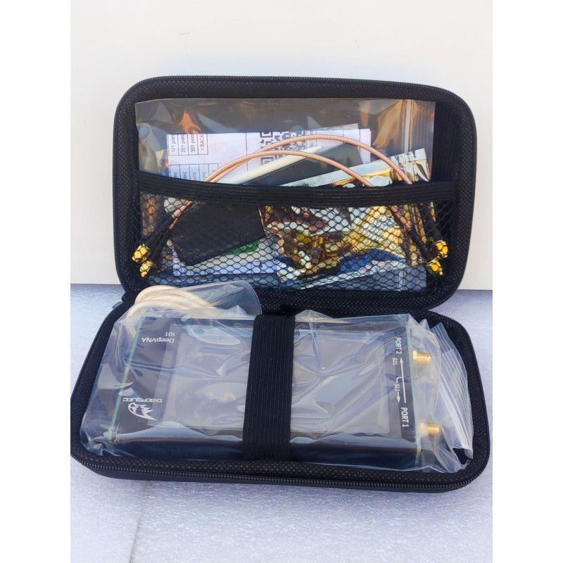 DeepVNA-101 4,3-дюймовий антенний аналізатор 10kГц-1,5 ГГц КСВ-метр VHF UHF мережевий аналізатор HW3.2 IPS LCD + металевий корпус NanoVNA-F