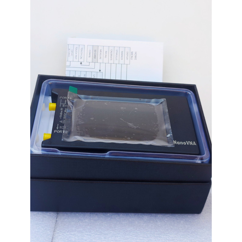 Новий оновлений 4-дюймовий векторний мережевий аналізатор NanoVNA-H4 10kГц-1.5GHz HF VHF UHF антенний аналізатор версії 4.3 зі слотом для SD-карти