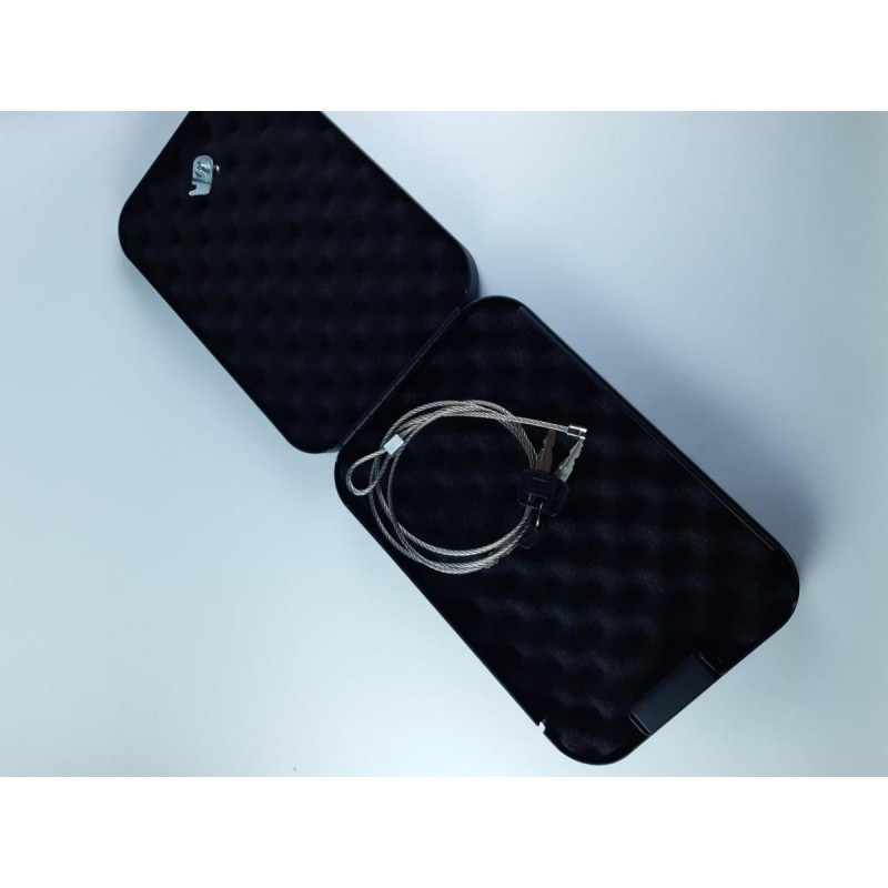 Переносной сейф для пистолета, украшений, ключей, документов, денег с кодовым замком 24х16х5