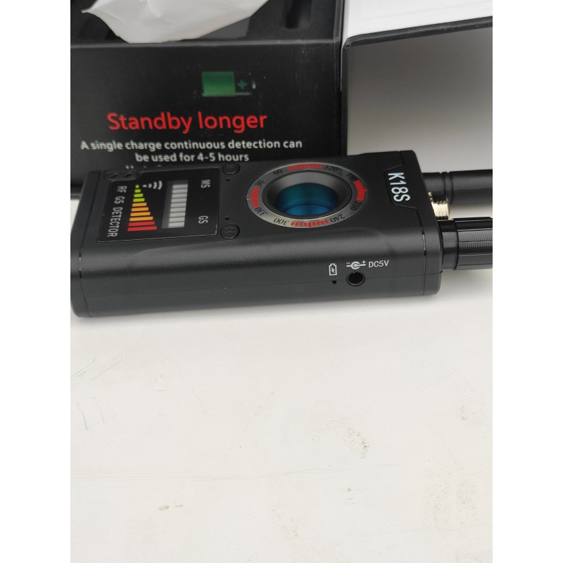 Детектор жучков, GPS трекеров и скрытых видеокамер К18S (3 в 1!)