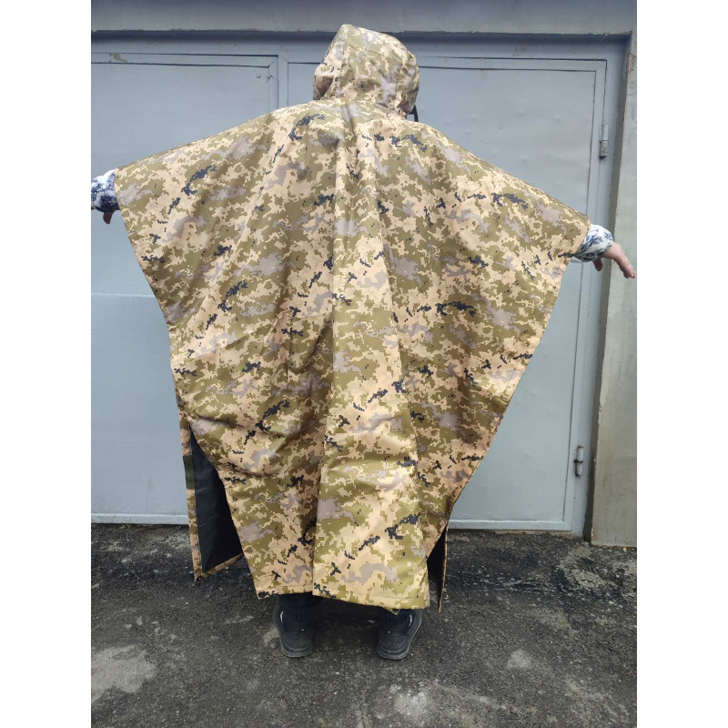 Пончо, водонепроникний, будівельна тканина