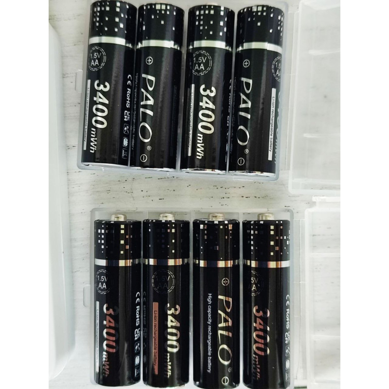 Зарядний пристрій PALO для фотопасток + 8 АКБ