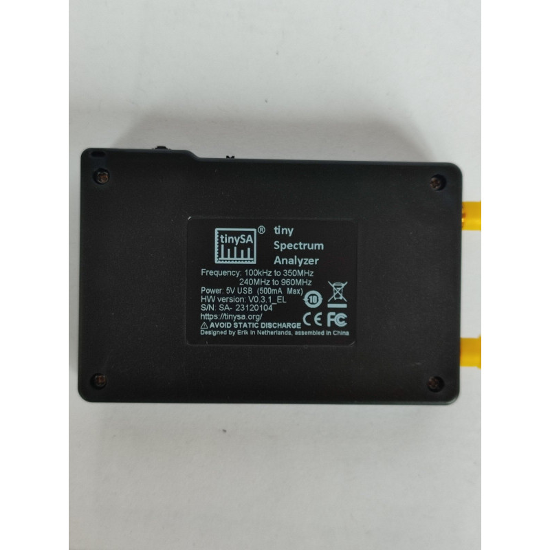 Новий портативний аналізатор спектра Tiny SA з екраном 2,8 дюйма від 100 кГц до 960 МГц
