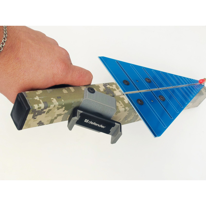 Держатель для детектора дронов. Широколосная направленная логопериодическая антенна 800 МГц - 6 ГГц