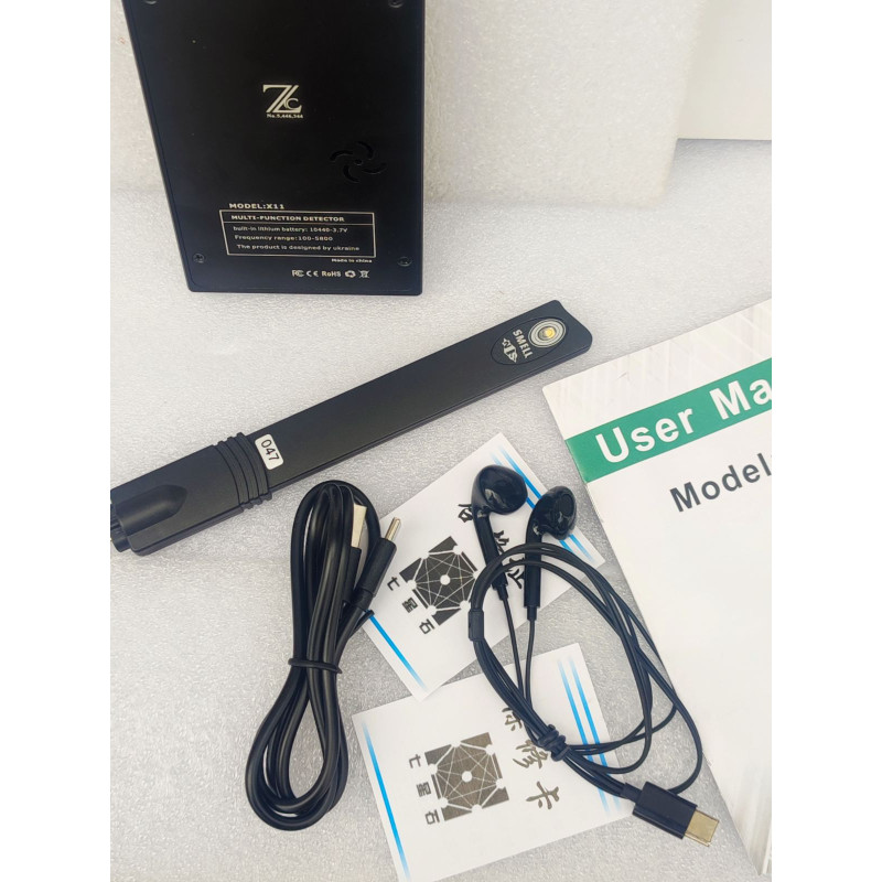 Багатофункціональний детектор жучків, камер, трекерів X-11. Професійний антитрекер з аналізатором частот