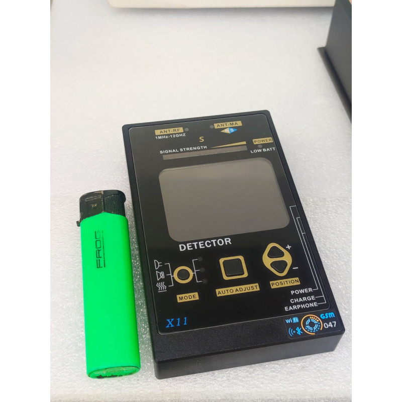 Багатофункціональний детектор жучків, камер, трекерів X-11. Професійний антитрекер з аналізатором частот