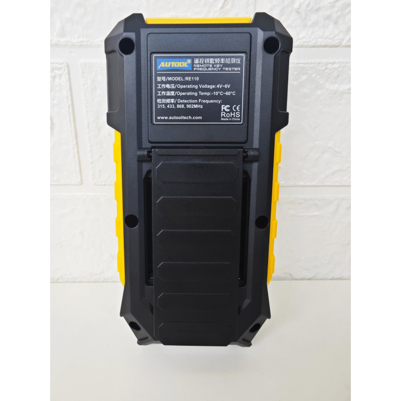 AUTOOL RE110 Тестер частоти автомобільного ключа CR2032,CR2025 Тестер пульта дистанційного керування для дверей ТВ RF IR Інструмент для перевірки детектора 315,433,868,902