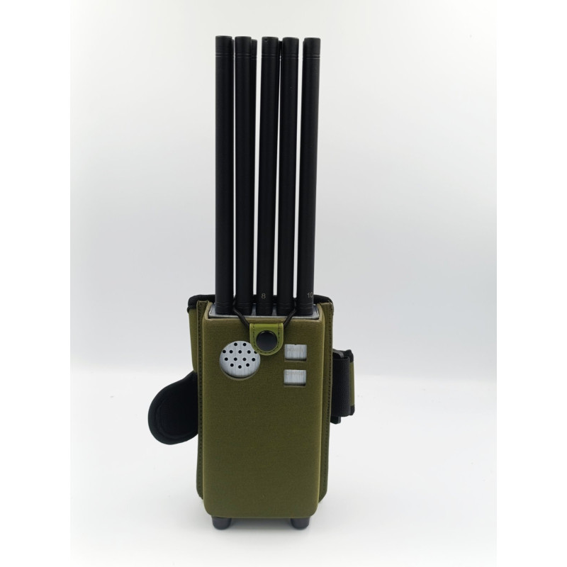 Vodasafe P10 (10Вт) ефективно блокує CDMA, GSM, 3G, 4G LTE, 5G, GPS, Wi-Fi, Bluetooth.