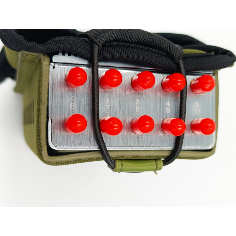 Vodasafe P10 (10Вт) ефективно блокує CDMA, GSM, 3G, 4G LTE, 5G, GPS, Wi-Fi, Bluetooth.