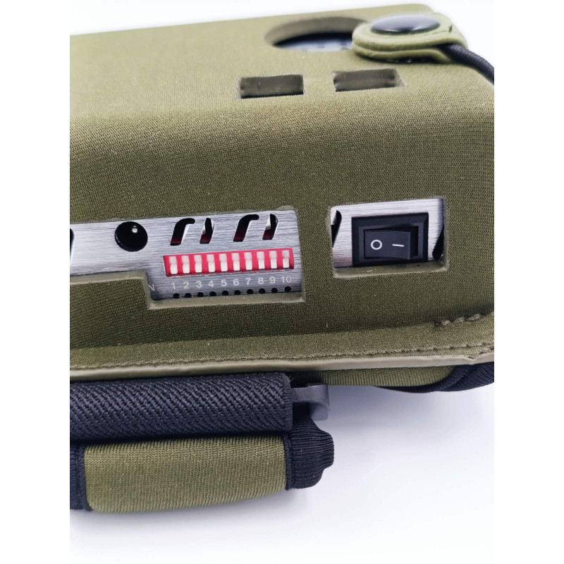 Vodasafe P10 (10Вт) ефективно блокує CDMA, GSM, 3G, 4G LTE, 5G, GPS, Wi-Fi, Bluetooth.