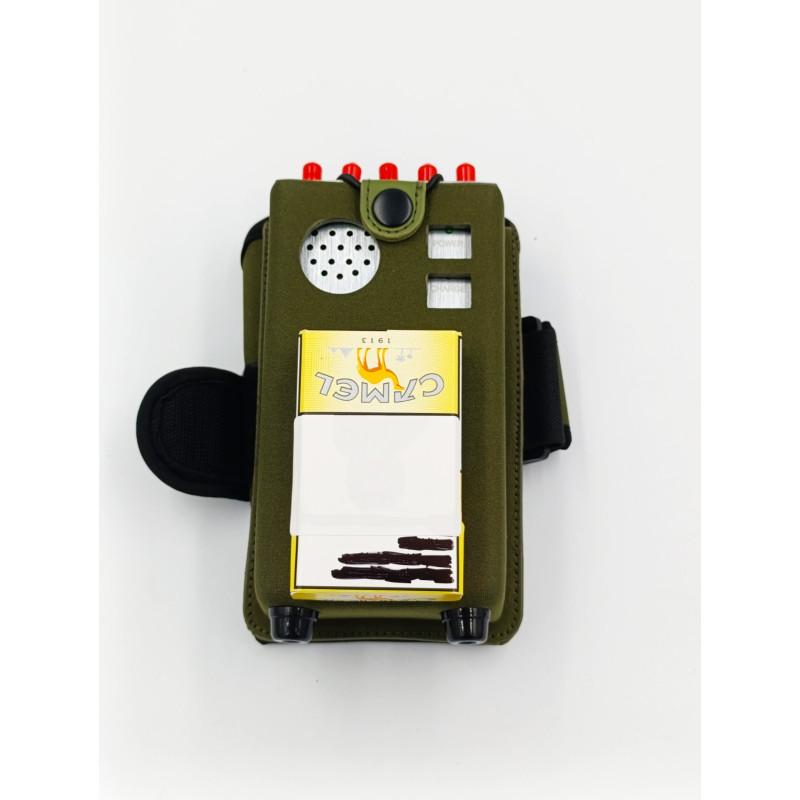 Vodasafe P10 (10Вт) ефективно блокує CDMA, GSM, 3G, 4G LTE, 5G, GPS, Wi-Fi, Bluetooth.