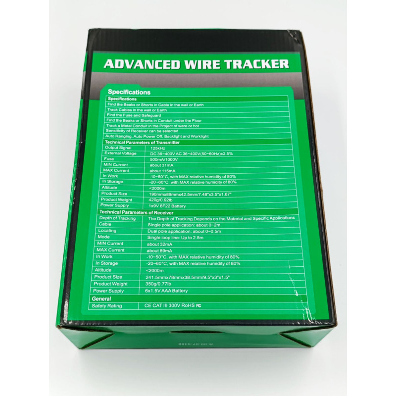 Трасошукач Advanced Wire Tracker MS6818 (локатор прихованої проводки, детектор кабелю, генератор сигналу)