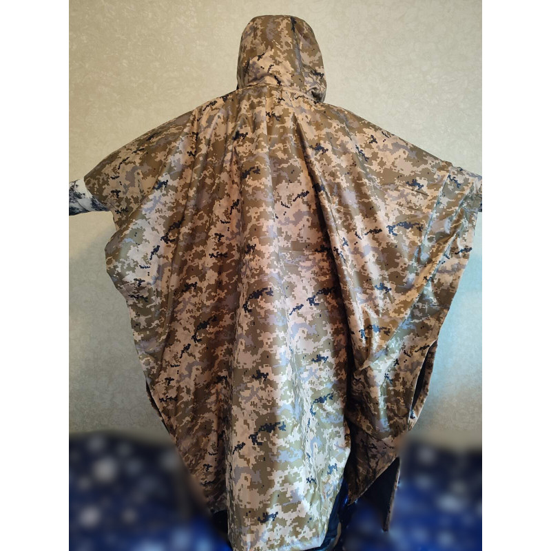 Анти-тепловізор, тришарове пончо з екрануючої тканини 80 Дб