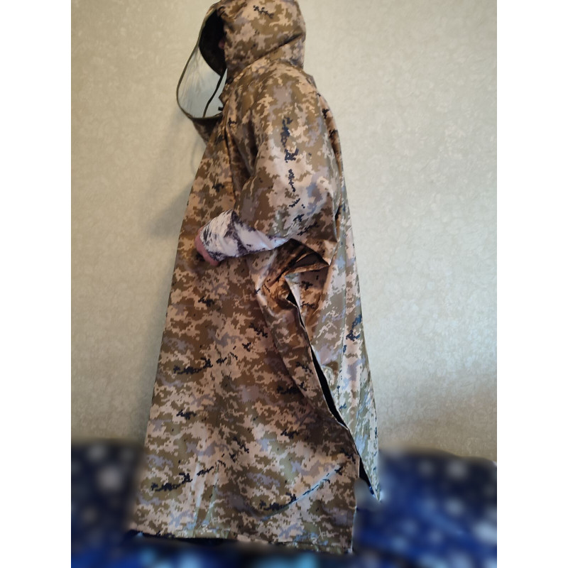 Анти-тепловізор, тришарове пончо з екрануючої тканини 80 Дб