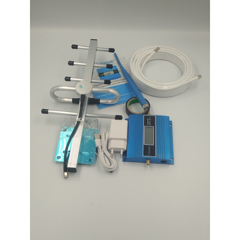 Підсилювач стільникового сигналу KW13A/GSM 900MHz/DCS 1800MHz/WCDMA 2100MHz