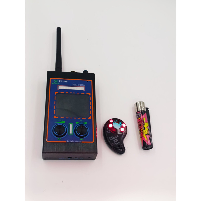 Високочутливий бездротовий детектор прихованих камер P7000 з магнітним скануючим GPS-локатором