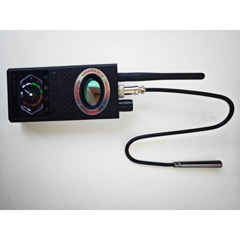 Оновлений детектор жучків GPS трекерів і прихованих відеокамер К68S c голосовими підказками меню (3 в 1 )