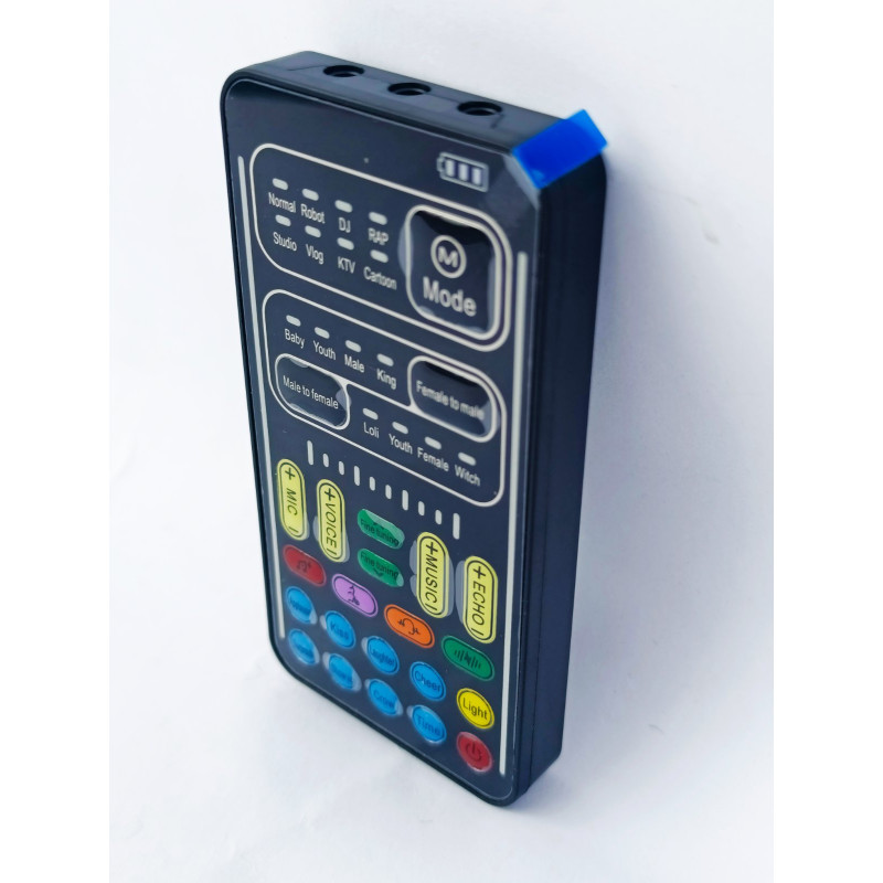 I9 Sound Changer, багатофункціональний набір для зміни голосу, портативний запис, міні-звукова карта для комп'ютера Game Anchor Recording