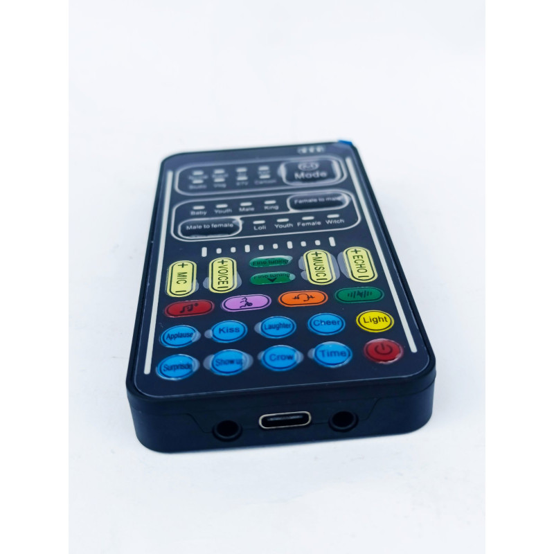 I9 Sound Changer, багатофункціональний набір для зміни голосу, портативний запис, міні-звукова карта для комп'ютера Game Anchor Recording