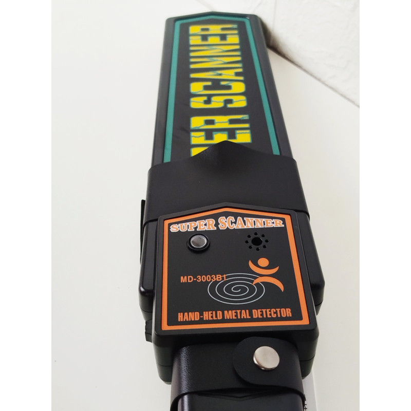 Ручний металодетектор SUPER SCANNER MD-30003B1 для охорони
