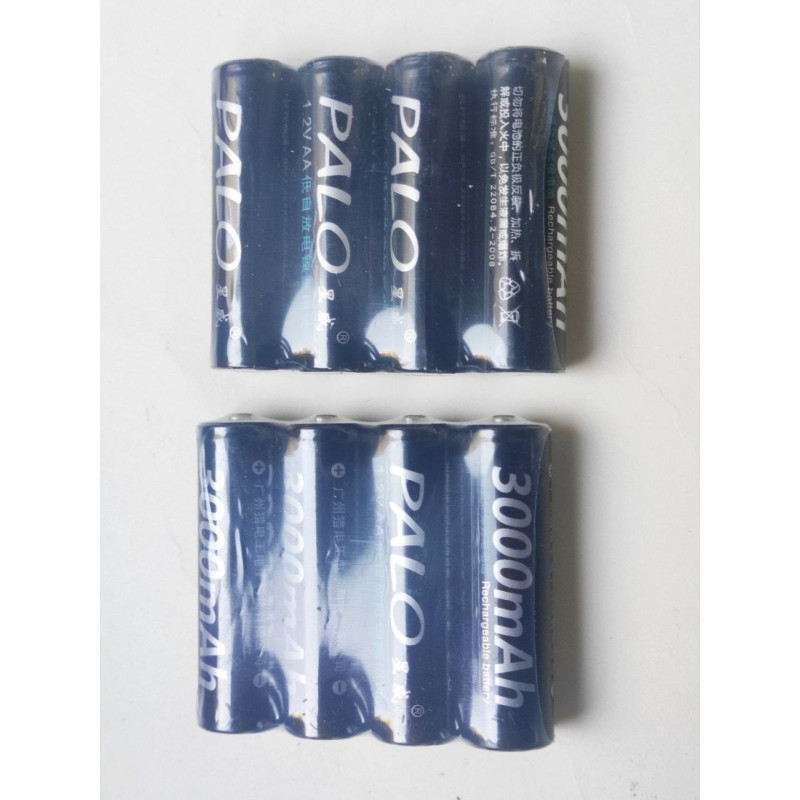 PALO ААA 8шт 1,2V 3000mАh NI-MH