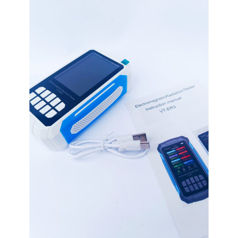 VT-ER3 5-в-1 детектор електромагнітного випромінювання, радіочастотний електричний тестер, тестер температури і вологості