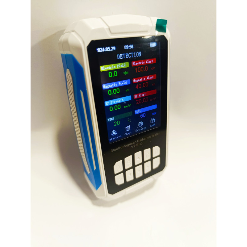 VT-ER3 5-в-1 детектор електромагнітного випромінювання, радіочастотний електричний тестер, тестер температури і вологості