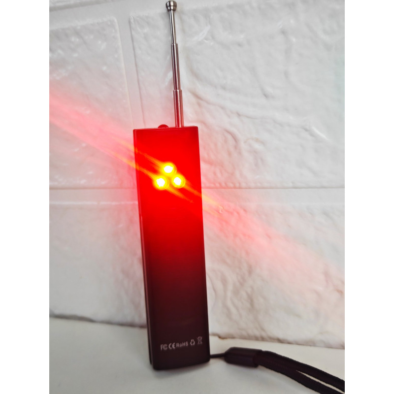 Портативний міні-детектор для виявлення прихованих камер та GPS-трекерів – Intelligent Detector T15