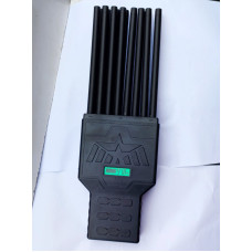 Мультичастотна глушилка сигналів мобільного зв'язку (GPS/Wi-Fi/GSM/5G/VHF/LOJACK/RC) Термінатор 18 Вт