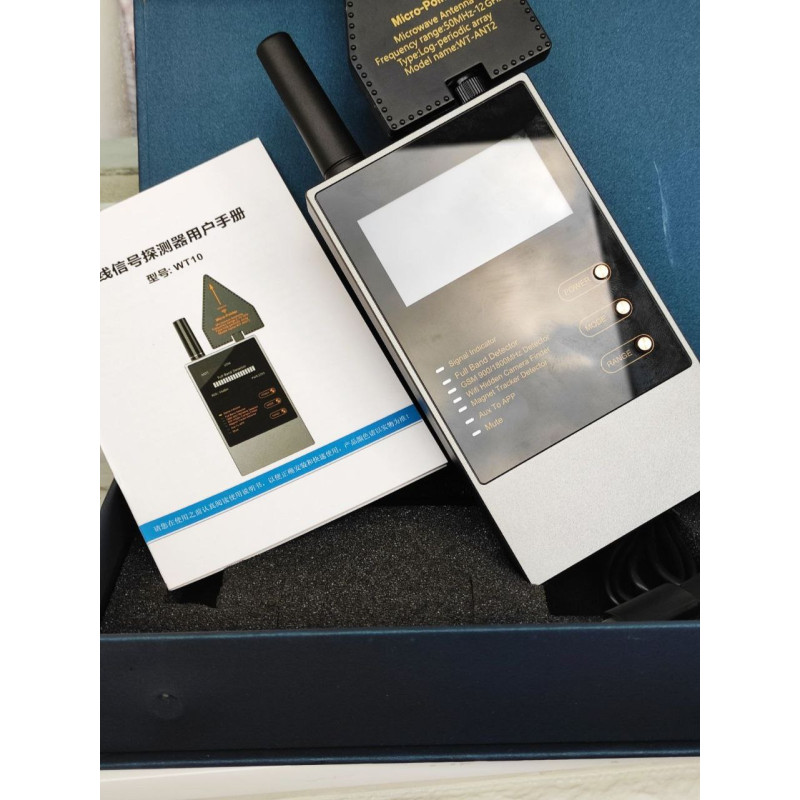 Nectronix WT-10 Детектор жучков GPS трекеров и скрытых видеокамер Bug Detector 2023