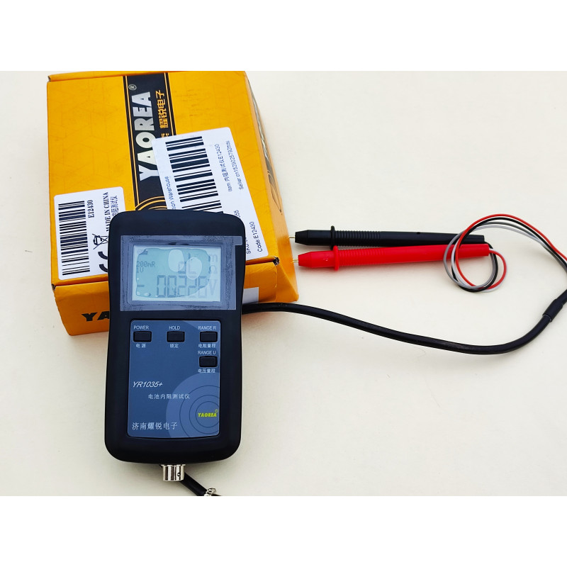 Прилад для перевірки внутрішнього опору літієвої батареї YR1035 Plus