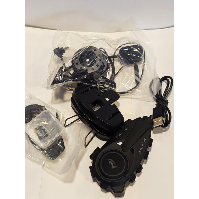 Мотогарнітура BLAISE S1 Pro/1080P HD Камера/IP66 водонепроникна/6 гонщиків/1000 метрів/шумодав/домофон