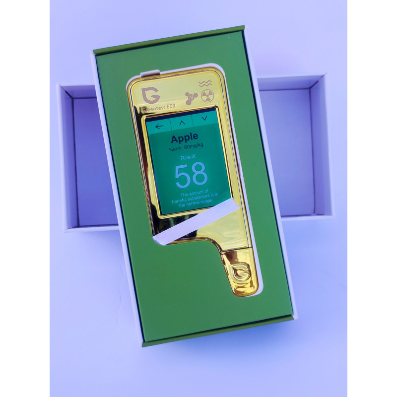 Екотестер Greentest ECO 6T GOLD - Дозиметр, нітрат-тестер та вимірювач жорсткості води в одному приладі