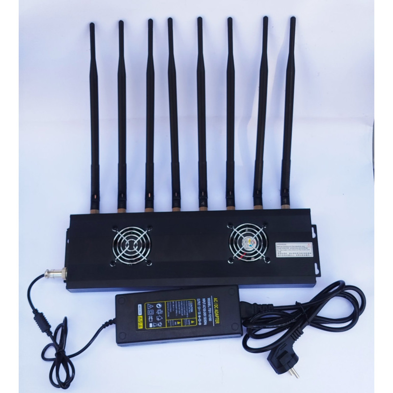 Глушилка сигналів (gsm/3G/4G/Wi-Fi/GPS/Bluetooth) 8-канальна (настільна) R.E.S.T. 2025